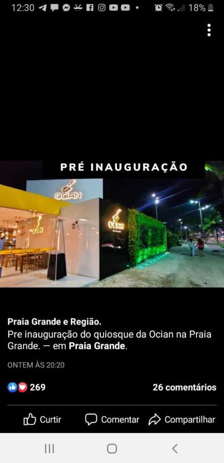 Apto Ocian Centro Praia Grande מראה חיצוני תמונה